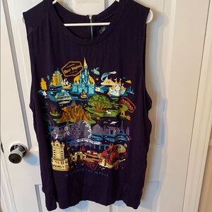 Disney Graphic Sleeveless Top